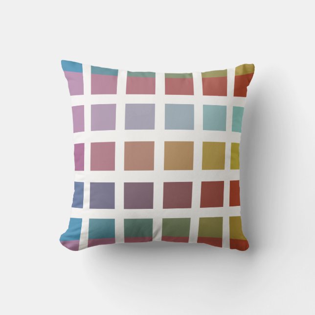 Coussin Cubes colorés (Recto)