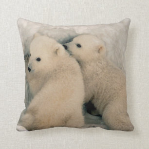 Coussin Cubes d'ours polaires