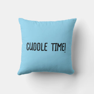 Coussin Cuddle Time! Cute Cartoon Teddy Bear Throw Pillow