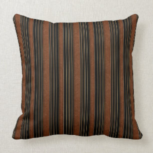 Coussin Cuir et noir de Brown