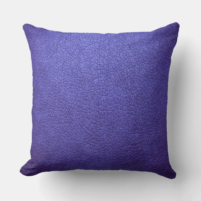 Coussin Cuir pourpre (Recto)