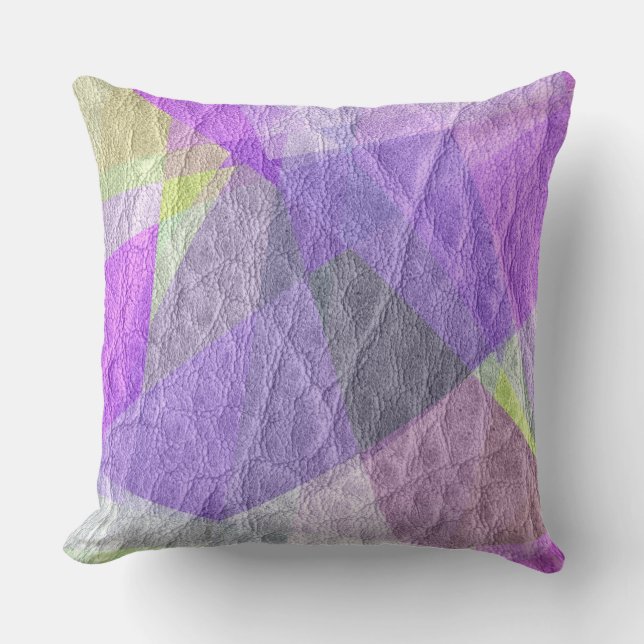 Coussin Cuir pourpre (Recto)