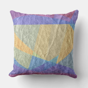 Coussin Cuir vintage