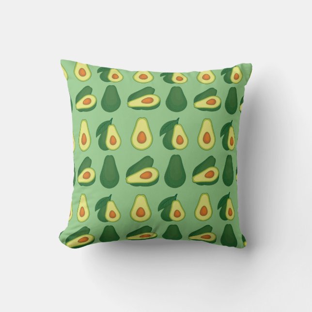 Coussin Cuisine amoureuse de l'Avocado (Recto)