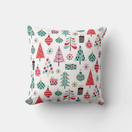 Coussin Cuisine de vacances moderne | Motif de Noël cosy