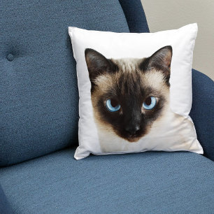 Coussin Cuisine Siamese Personnalisée Visage Décor Modèle 
