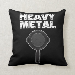 Coussin Cuisinier culinaire de chef de chemise de fonte de