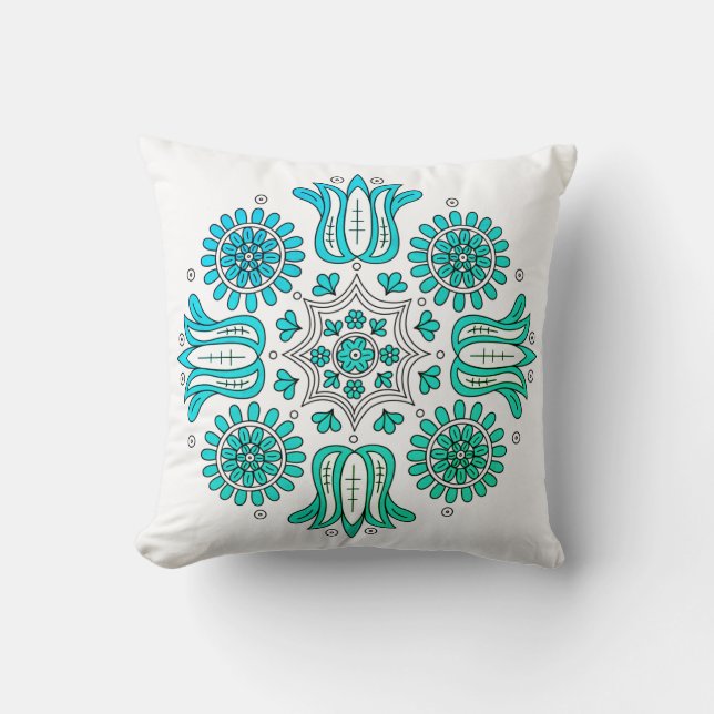 Coussin Culture folklorique hongroise Design (Recto)