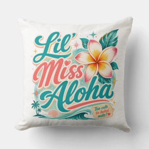 Coussin Culture hawaïen - Lil Miss Aloha