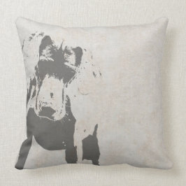 COUSSIN CURIEUX 20" d'IMPRESSION de BLOC de