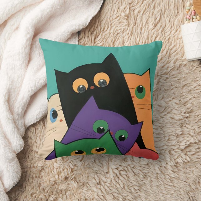 Coussin Curious Cats (Couverture)