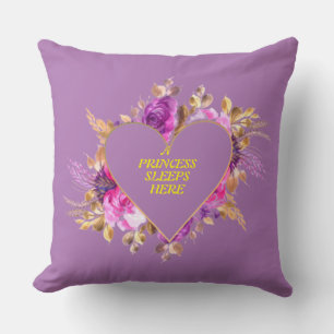 Coussin Cushion A Princess Sleeps Here