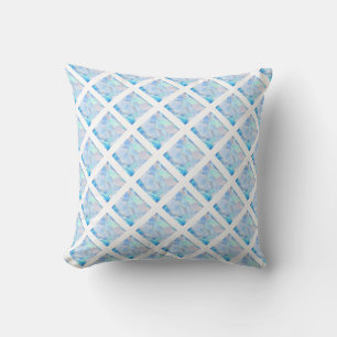 COUSSIN CUSHION EN MARBRE DE GRILLE EN HAMPTONS BLANC CLAI