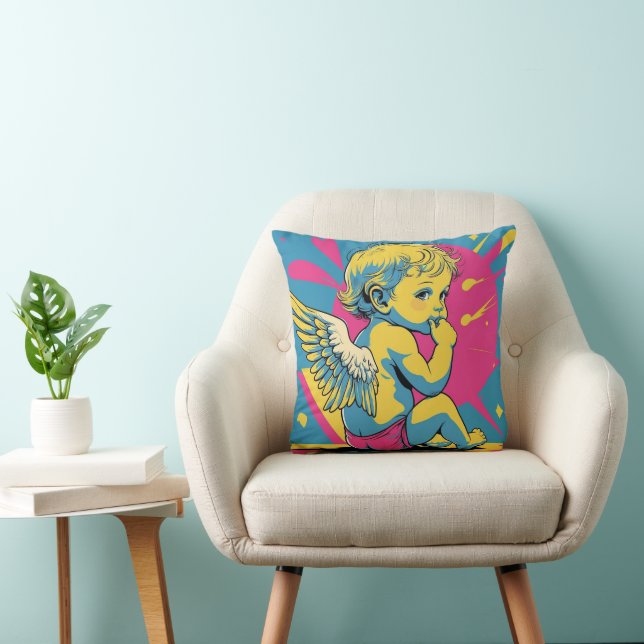 Coussin cushion, interior decoration. angel, 天使 クッション (Chaise)