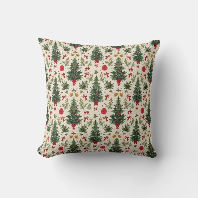Coussin Cusion de l'arbre de Noël (Recto)