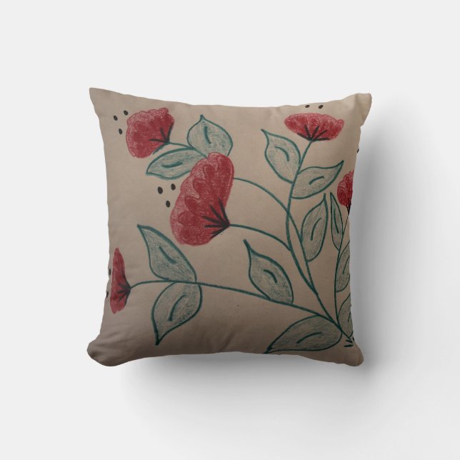 Coussin Cusion florale Designer (Recto)
