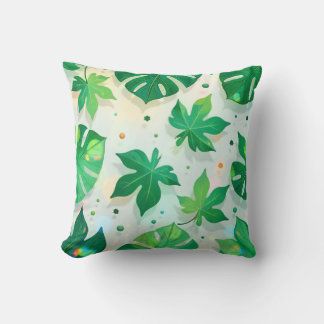 Coussin Cusion of Leaves
