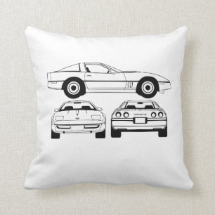 Coussin Cussion 1984 de schéma de Chevrolet Corvette