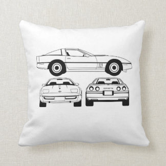 Coussin Cussion 1984 de schéma de Chevrolet Corvette