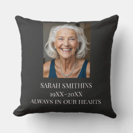 Coussin custom Memorial funeral memory