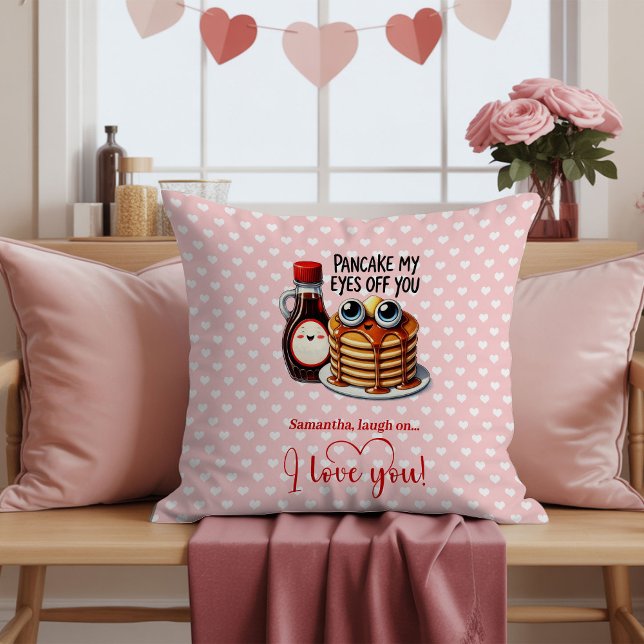 Coussin Custom Name Cute Fruits Pun Valentine Gift Accent (Custom Name Cute Fruits Pun Valentine Accent Pillow

)