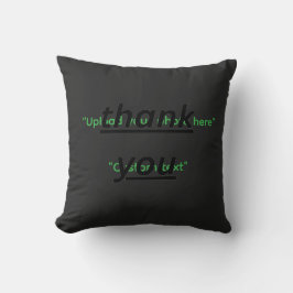 Coussin Custom Text & Upload Your Photo Personalized