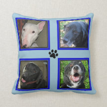 Customisé 4 Cadre-Bleus Collage-Bleus de photo