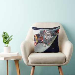 Coussin Cutaway Un Appareil Spacecraft Gemini À Deux Perso