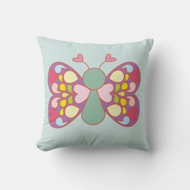 Coussin Cute butterfly (Recto)
