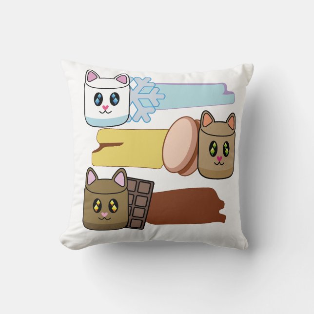 Coussin Cute cats (Recto)