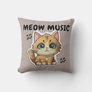 Coussin Cute chat Meow Chat