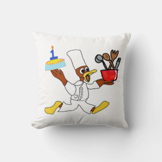 Coussin Cute Chef Ducky Kazoo