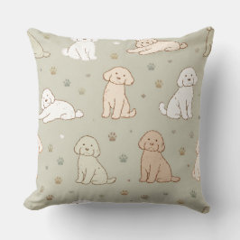 Coussin Cute Cockapoo Pattern | Dog Lover Cushion