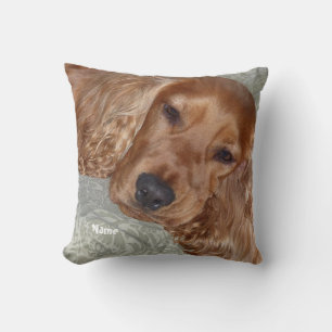 Coussin Cute Cocker Spaniel Cadeaux personnalisés