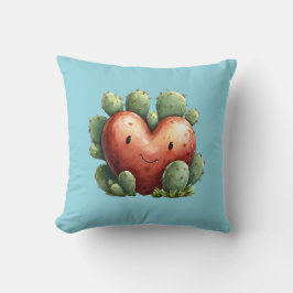 Coussin Cute Cosy Moderne Romantique Chic Succulent Coeur