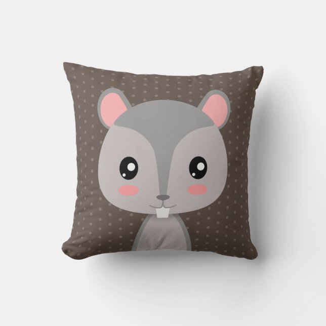 Coussin Cute écureuil (Recto)