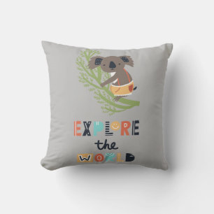 Coussin Cute Exploration Koala