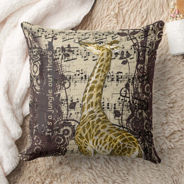 Coussin Cute Giraffe (Couverture)
