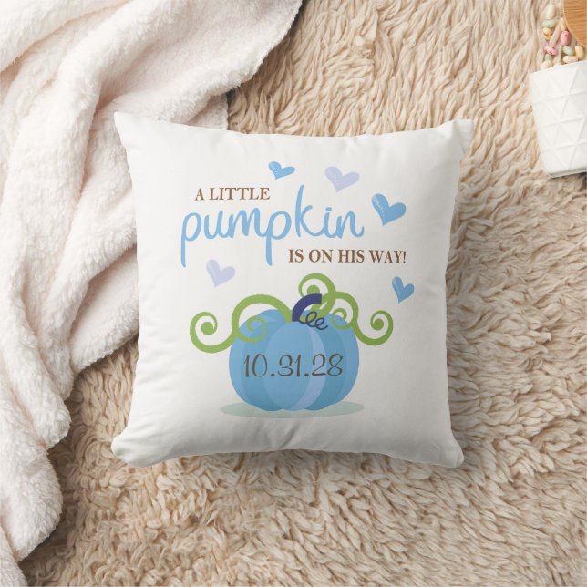 Coussin Cute Little Pumpkin Baby Shower Napkins (Couverture)