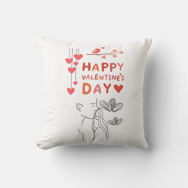 Coussin Cute Love Couple  (Recto)