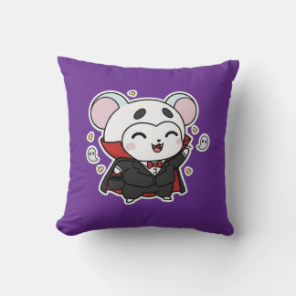 Coussin Cute lovely little mouse ready for Halloween 