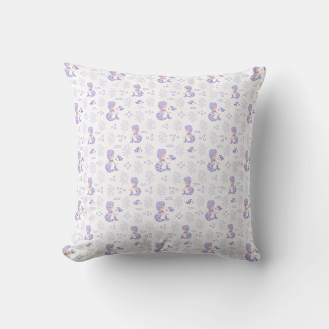 Coussin Cute Mermaid Adventure (Recto)