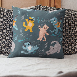 Coussin Cute Musical Chats Motif Chambre Enfants