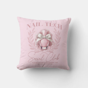 Coussin Cute Nail tech Coquette Nail Polonais Social Club