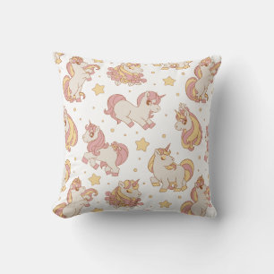 Coussin Cute Pastel Unicorn