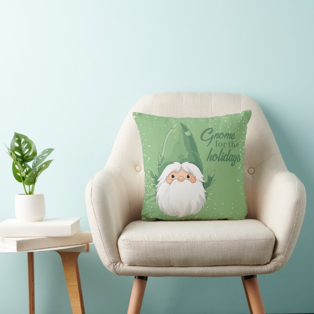 Coussin Cute Père Noël Gnome pour les Fêtes (Chaise)