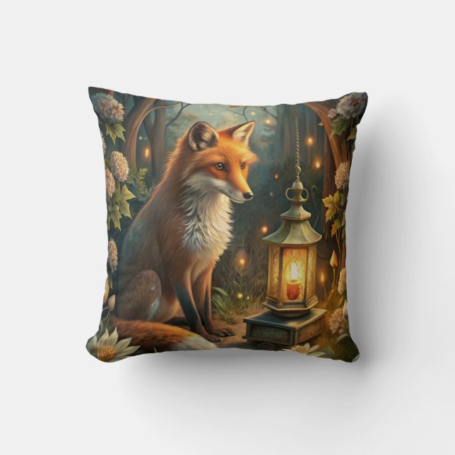 Coussin Cute Red Fox (Recto)