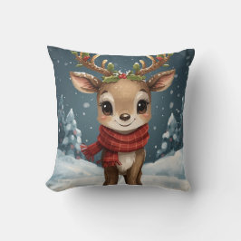 Coussin Cute reindeer Christmas for cozy living room