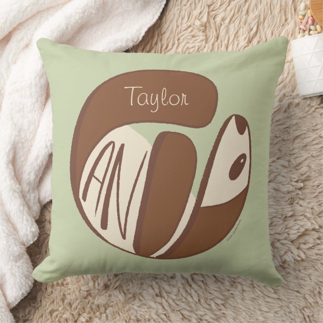 Coussin Cute Rolling Big Panda Bear Nursery (Couverture)