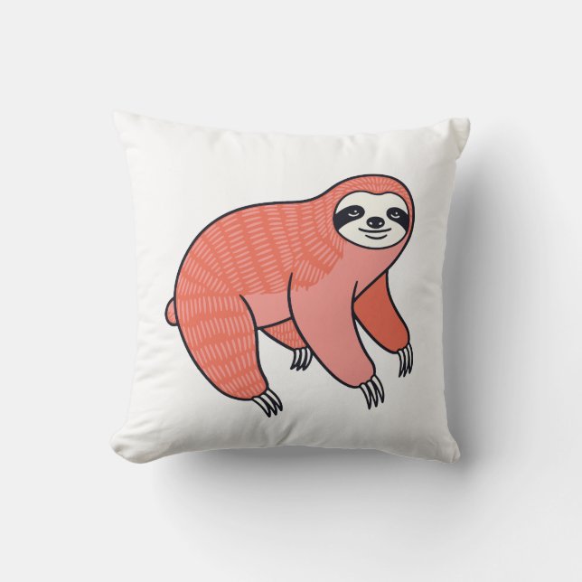 Coussin Cute Sloth (Recto)